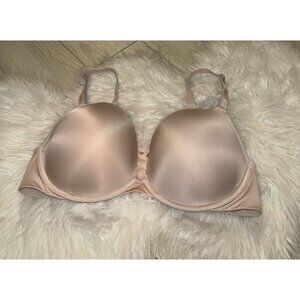 Torrid Womens XO Boost Plunge Bra Lightly Padded Underwire 40DD Beige